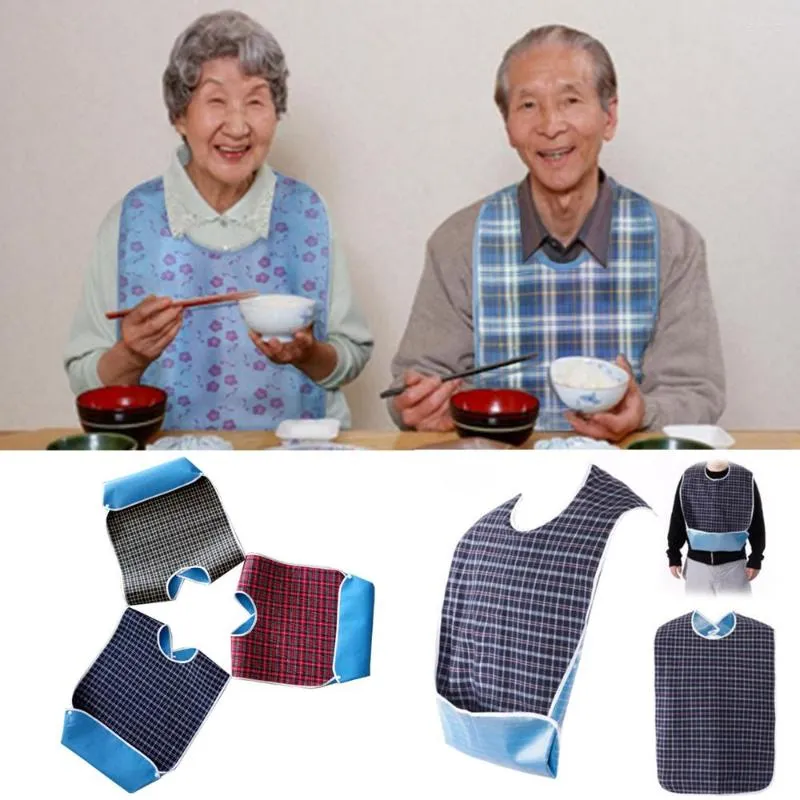 Table Napkin Large Waterproof Adult Mealtime Bibs Disability Clothes Bib Cook Protector Tool For Senier Citizen
