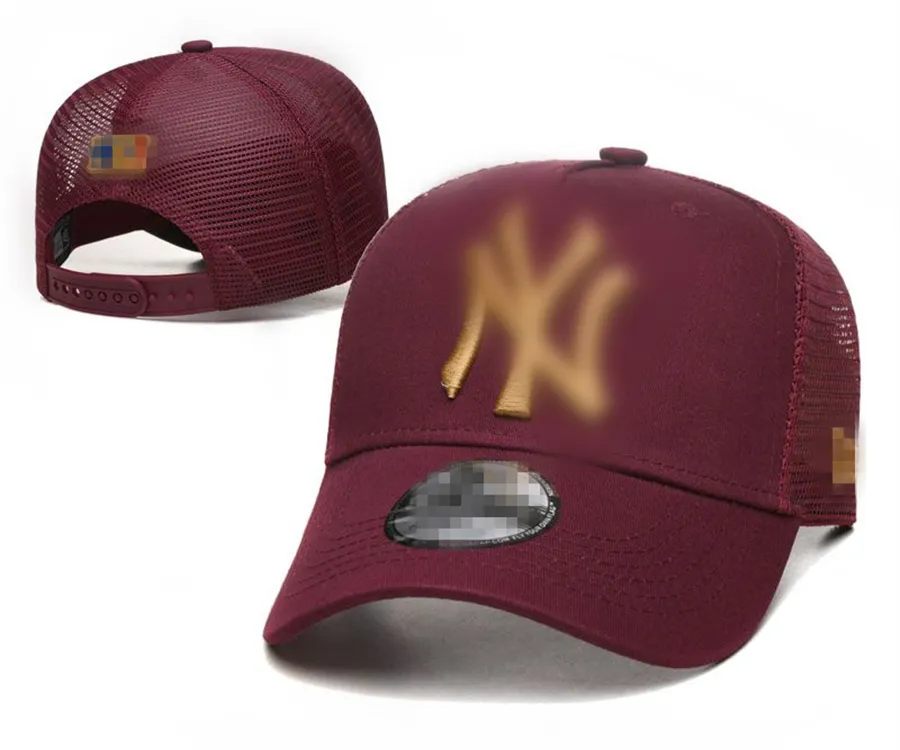 Fashion design brief new york mannen hoeden baseball cap bal caps voor man vrouw verstelbare emmer hoed mutsen koepel topkwaliteit cap N-14