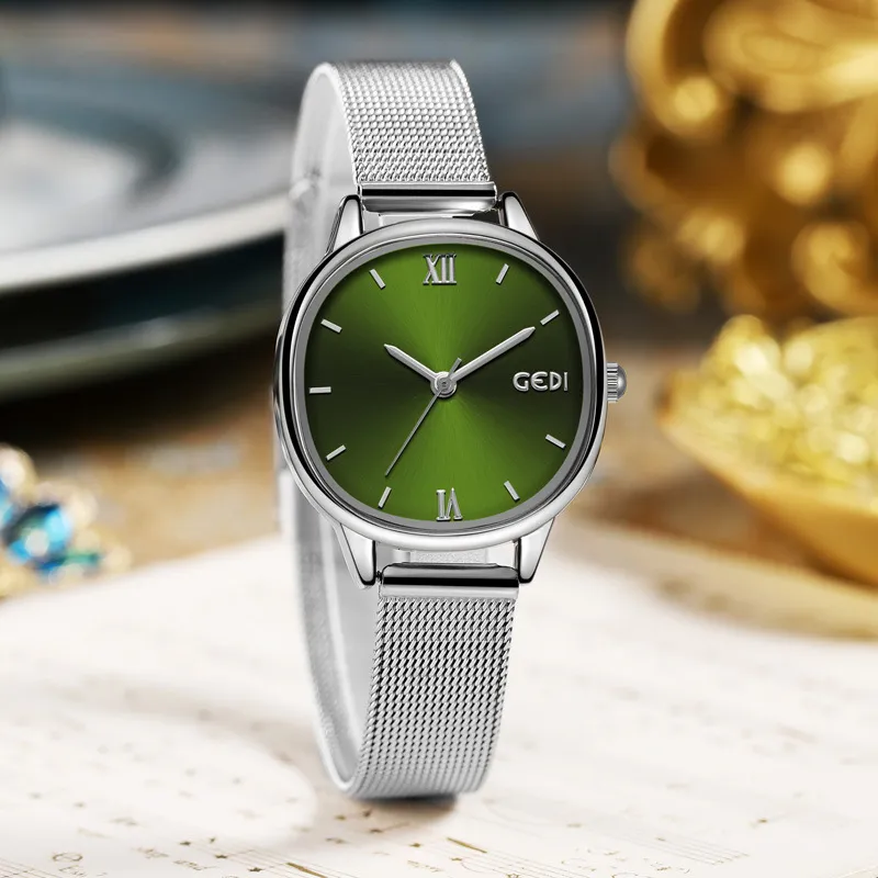 Смотреть женские модные часы высококачественные дизайнерские роскошные кварцевые батареи овальная нержавеющая сталь 28-миллиметровые часы