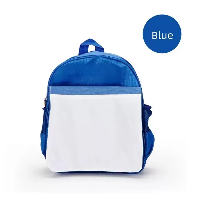 Sublimation Blanks Schoolbag School Supplies Children Kids Backpacks Kindergarten Polyester DIY Book Bag Fast Ship