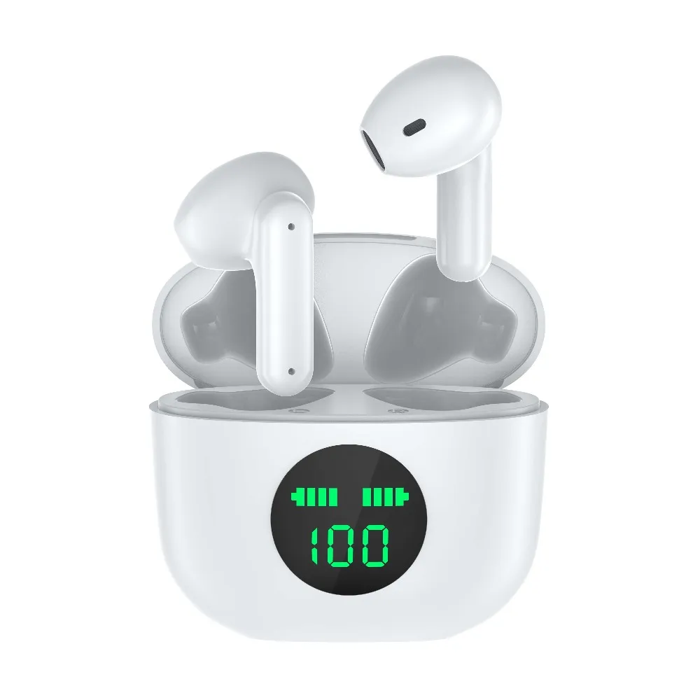 Wireless Earphones Bluetooth 5.3 Quad Microphone ENC Noise