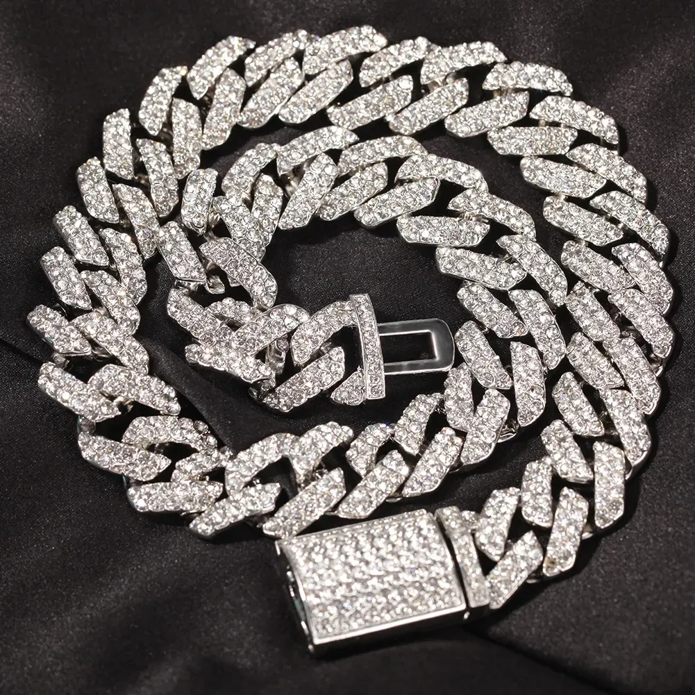 Sieraden Sieradenontwerper Vrouwen Feest Sterling Zilveren Kettingen Voor Mannen Cubaanse Link Ketting Hart Ketting CYG238051-6_voghion.com