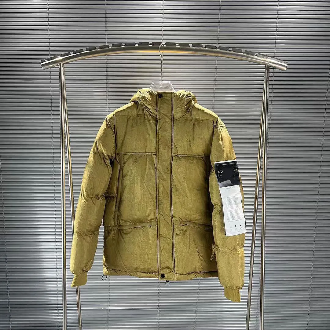 Stones Island 66.65 Fashion Coat French Brand Herr Jacket Simple Autumn and Winter Windproof Down Jackets Lång ärm CP Clothe RepresentShoodie 3 WZHY