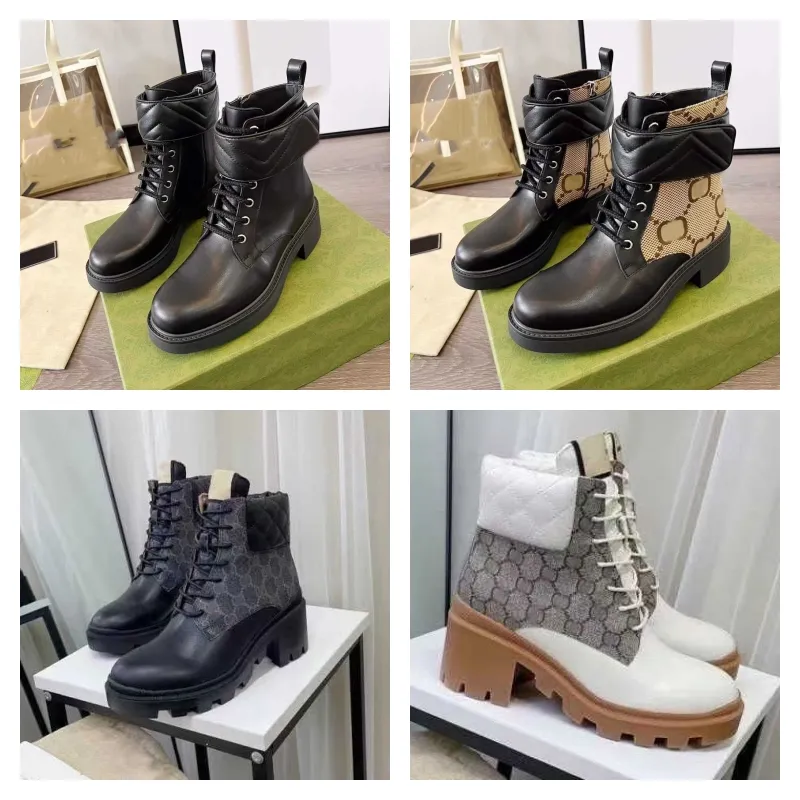 أحذية الكاحل أحذية النجوم S Designer Brand Women Boots Platfor