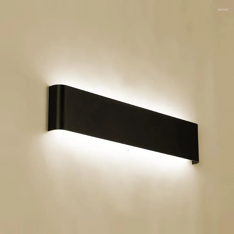 Applique murale moderne minimaliste créative chevet salon chambre allée escalier couloir lumière LED cadre en aluminium