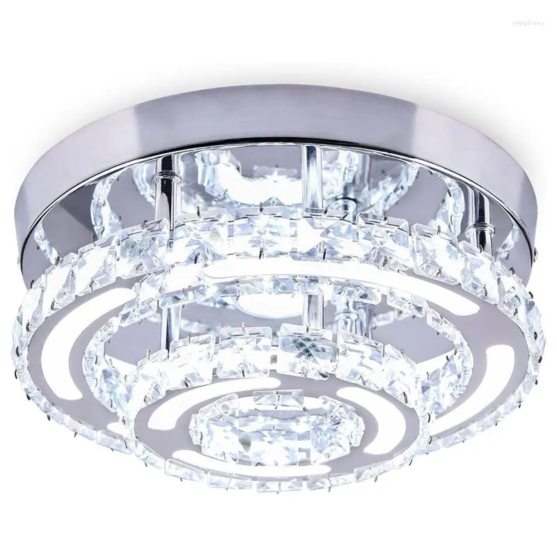 Plafoniere Lampadari moderni Round Semi Incasso Illuminazione LED Soggiorno Camera da letto Corridoio