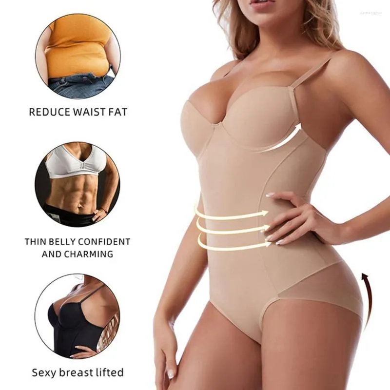 Womens Shapers Women Shapewear Bodysuit BuLifter With Underwire Bra  Adjustable Full Body Shaper Waist Slimming From 8,67 €