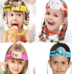 Fashion children mask new boys girls cartoon droplet mask kids transparent hats Lorna glasses A31639330226