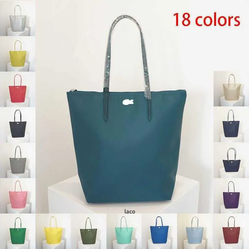 France LacostBag Tote Bag Women Crocodile Designer Bag Totes Large Capacity Bucket Bags Leather Designers Handbag Crossbody Purse 221019