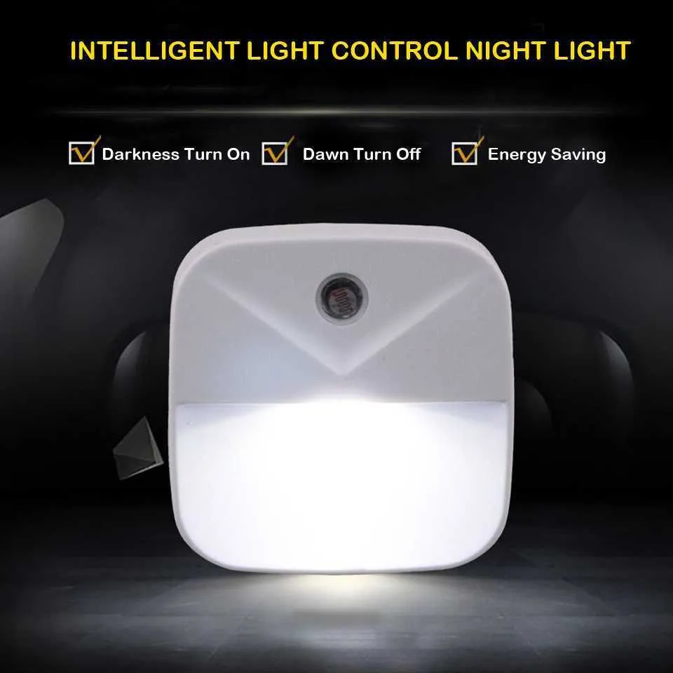 Lamps Shades Wireless control Sensor LED EU US Plug Dusk-to-Dawn Night Lights For Baby Kids Bedside Bedroom Corridor Lamp HKD230628 Z230809