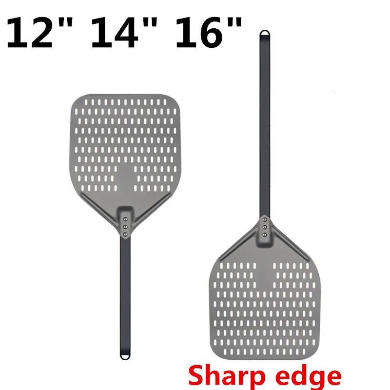 Baking Moulds 12 14 inch Pizza Shovel Peel Big long Aluminum With Long Handle Pastry Tools Peels Paddle Cake 230804