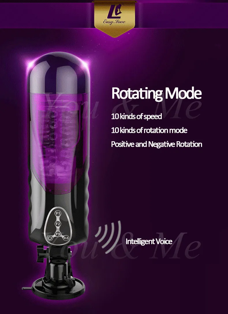 Electric Automatic Masturbator With Heating And Piston Function_voghion.com
