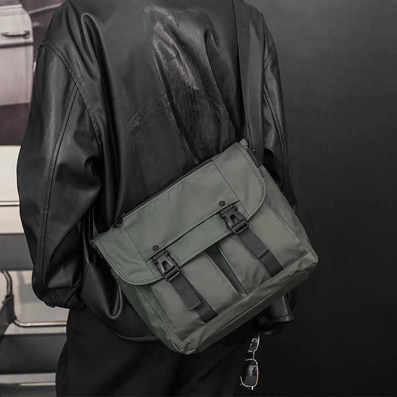 Waterproof Oxford Cloth Postman Bag Single Shoulder Bag Korean Men's Bag Leisure Fashion Messenger Bag Fitness Bag 230524