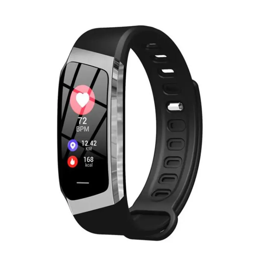 E18 Smart Uhren Armbänder für Männer Frauen Herzfrequenz Monitor Armband IP67 Wasserdichte Smartwatch Für Android iOS