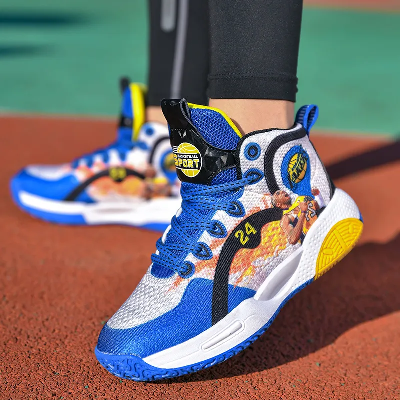 DHgate Boys shoes 2023 summer new sports shoes Children s basketball shoes Big boys practical training shoes Running shoes Baby Kids Maternity