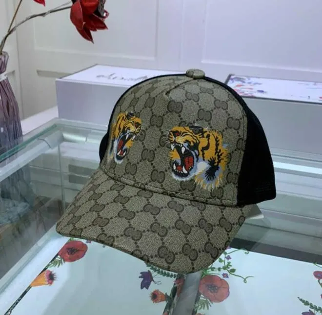 Дизайн Tiger Animal Hat Hat Thutered Men's Men's Men's Men's Men's Men's и Women's Baseball Cap 2023