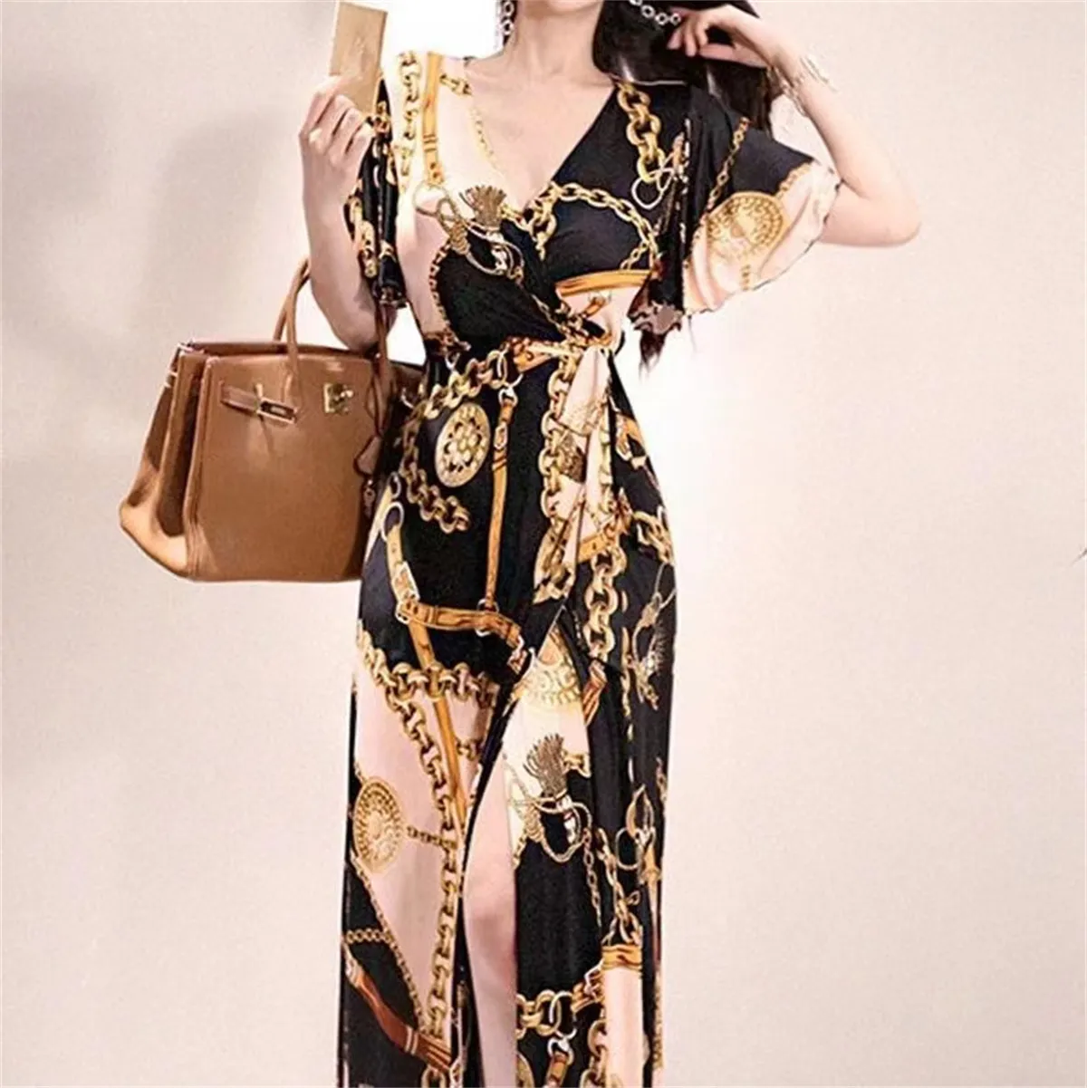 Save Big on Bulk Long Club Dresses Fashion Women Long Dresses Women Long  Sleeve Vintage Boho Blouse Elegant Embridery Print Club Party Dress One  Piece ...