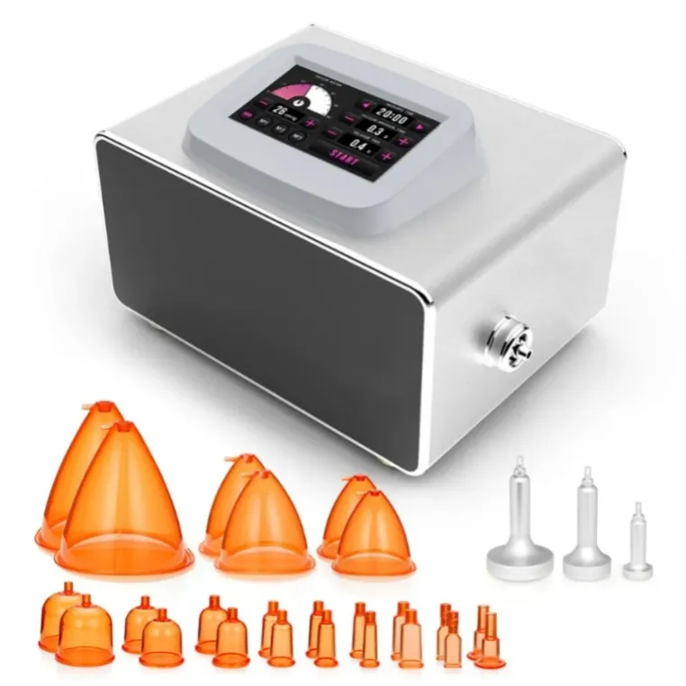 Rehausseur de buste Amélioration mammaire Thérapie sous vide Massage Photon Vibration Soins du visage Micro-courant Amincissant Machines Body Shaping Salon Beaut