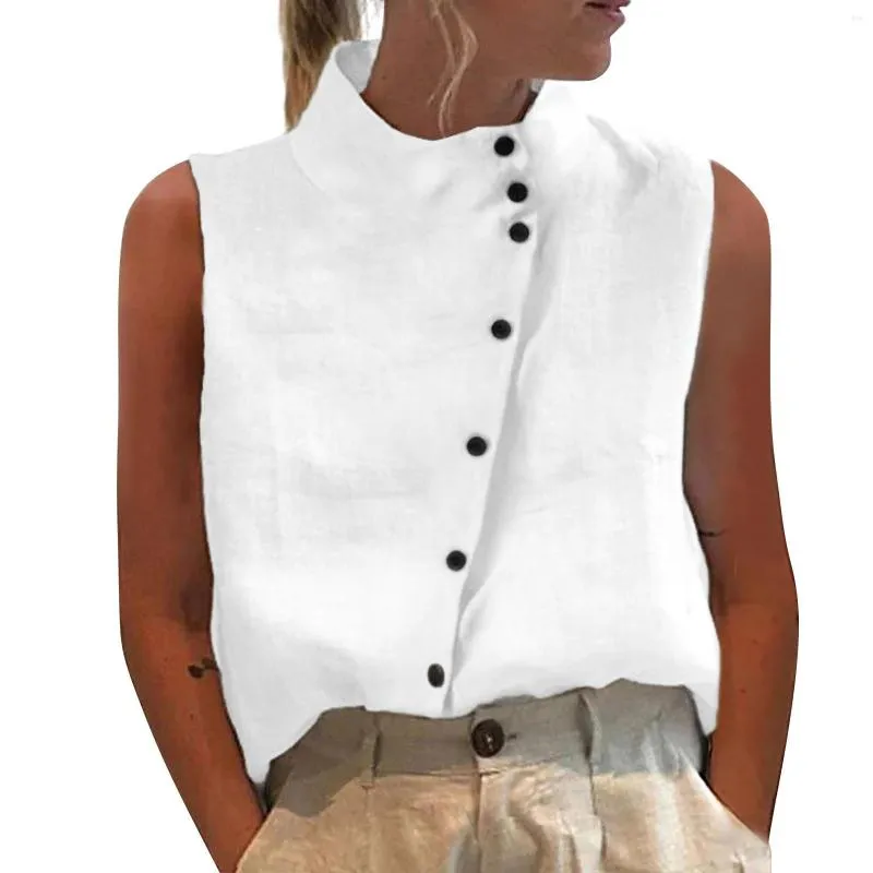 Blouses pour femmes couleur unie été découpé pull dentelle mince sans manches à manches courtes col petit haut gilet femmes chemises d'entraînement