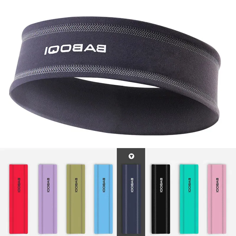 2023New Yoga hair band sports hair band basketball outdoor cycling men and women with aerobic fitness with sweat-absorbing yoga widening headscarf