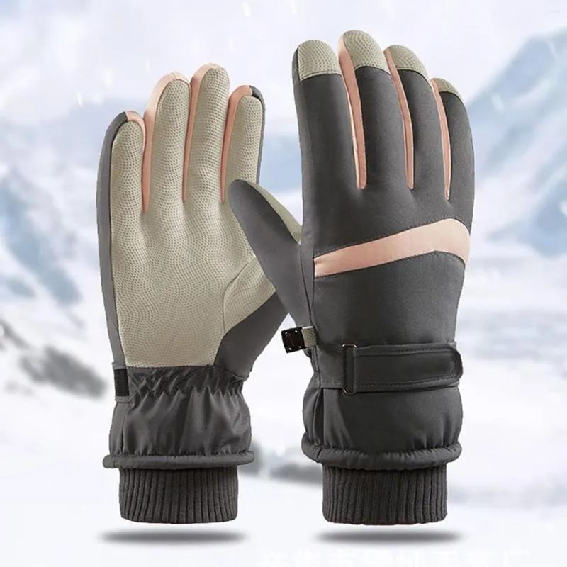 Gants Cyclisme Hiver Cuir Premium Travail Et Ski Alpin Moufle Homme Femme  Moto Du 16,81 €