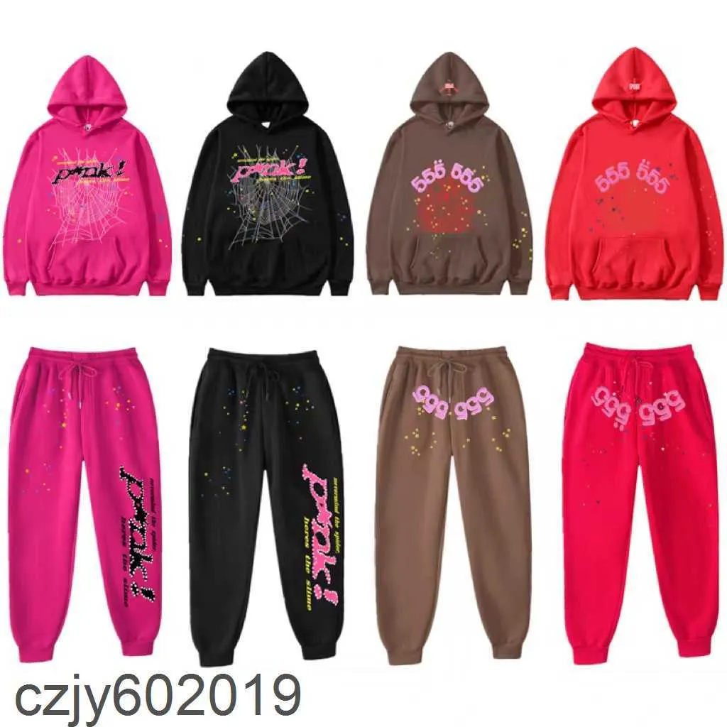 Sp5der Young Thug 555555 Pull à capuche pour homme Sweats Noir Marron Araignée Sweat à capuche Real Photo Survêtement Spider Web Pulls à capuche Sweatpa6ZVN