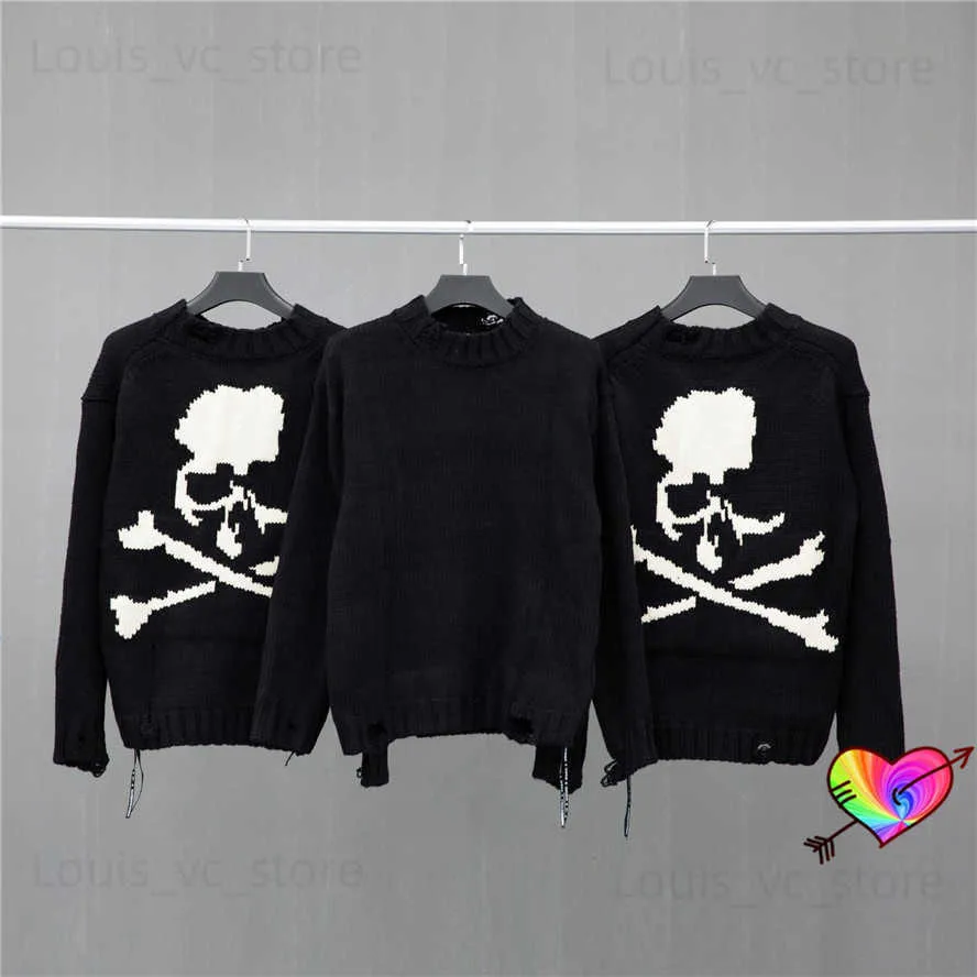 Thick Heavy Mastermind World Sweater Men Women 1 1 High Quality Skull Digital Print Mastermind Japan Pullover MMJ Sweater T230806