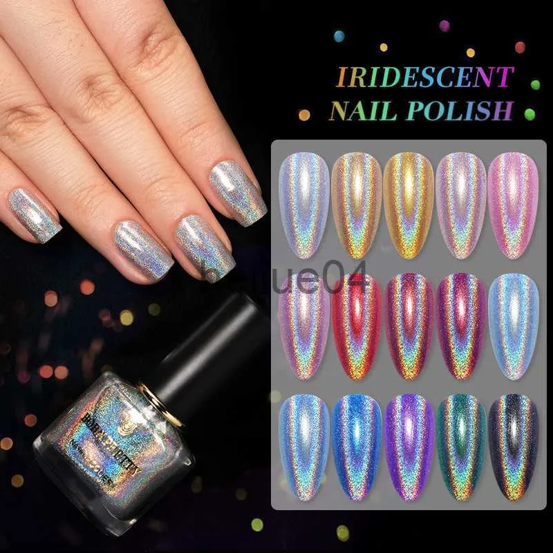 Poliska do paznokci Urodzona ładna lakier do paznokci lśniący złoty lakier do lakieru górna czarna podstawa żel potrzeba paznokci sztuka polska manicure design x0806