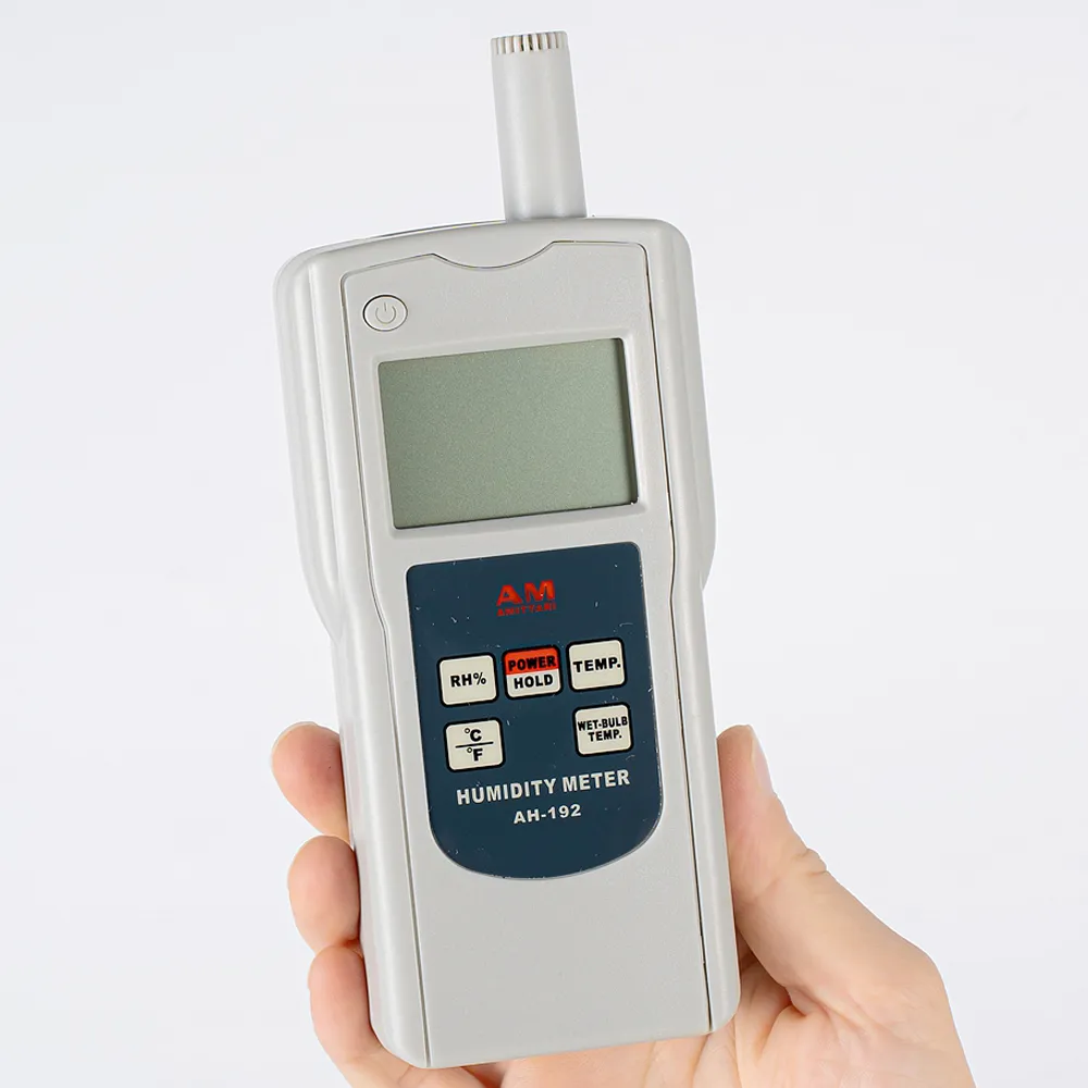 Tester portatile misuratore di umidità e temperatura AH-192 Igrometro termometro digitale a cristallo di quarzo ad alta risoluzione