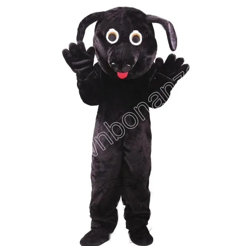 Högkvalitativ vuxenstorlek Labrador Dog Mascot Costume Walking Halloween Suit Stor evenemang Kostymdräkt Party