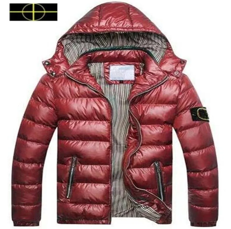 A1 plus size Men's Winter Down stone Jackets island outdoor coats windproof overcoat stoney Waterproof and snow proof puffer Jacket Thick colla fur caot size S-4XL