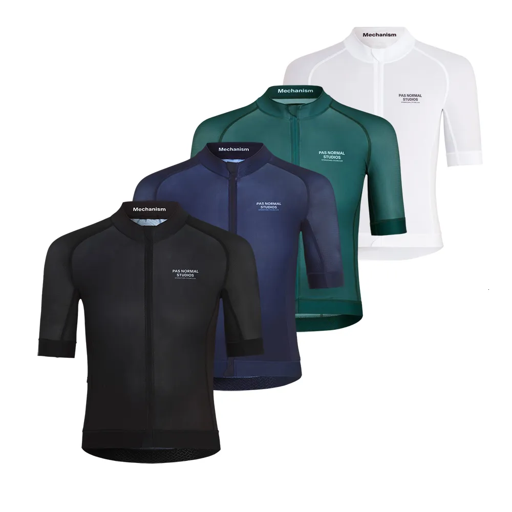 Maillots de cyclisme Hauts EN STOCK MARINE Pro Team Été Maillot de cyclisme à manches courtes Séchage rapide VTT Hauts de vélo de route Manches avec Italie Silicone Antidérapant 230804