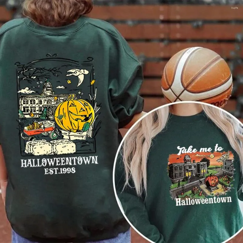 Felpe con cappuccio da uomo Felpa con cappuccio Halloween Halloweentown University Est 1998 Felpa Harajuku Donna Uomo I Am Kenough Sudaderas