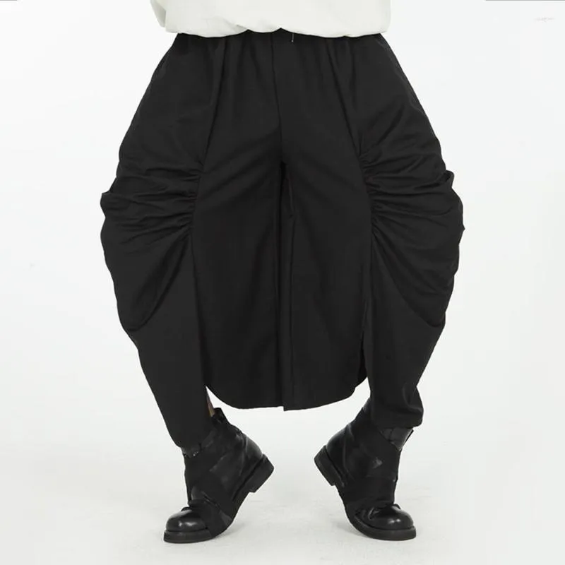 Męskie spodnie oryginalny projekt y2k luźna spódnica mężczyzna