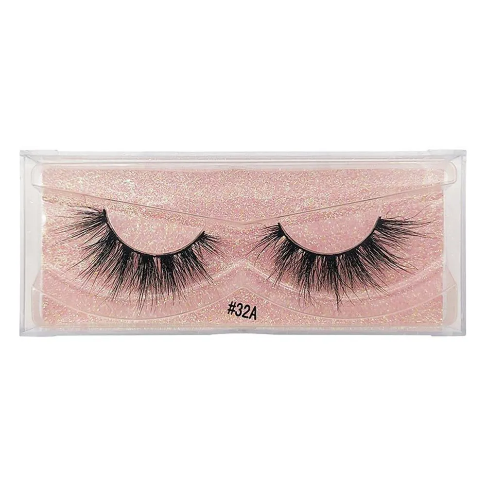 Echte Natuurlijke Nertsen Haar Wimpers Zacht 100% Wreedheid gratis Handgemaakte 3D Mink Wimpers Valse Wimpers Make-Up Lash E492