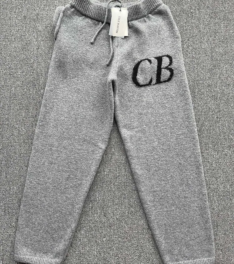 Cole Buxton gebreide joggingbroek vintage jacquard CB 1 premium wollen herensweatshirtset T230806
