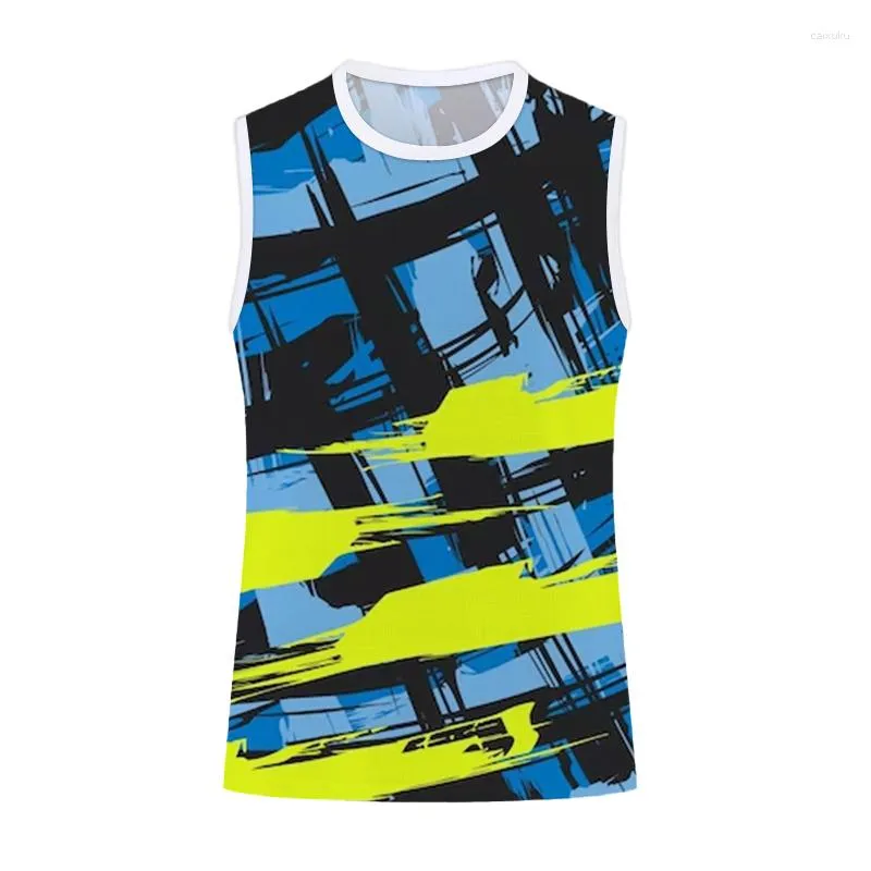 Heren tanktops Mouwloos Fitness T-shirt Zomer Ademend Sneldrogend Vest Heren Oversized Outdoor Sportswear Jongens Sport Ronde hals