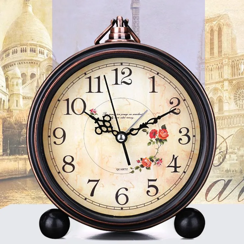 Table Clocks Home Living Room Desktop Desk Small Office Nordic Clock Elektronik Saat Decoration Luxury ZY50TZ