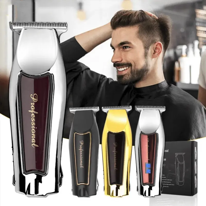 Hårklippare USB -laddningsbar elektronisk rakmaskin Hårtrimmer Barbers Clipper Professional Electric Hair Wireless Clipper Shavers Clippers