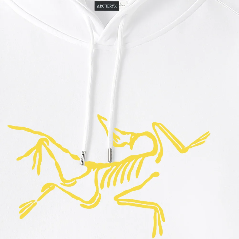 ARC'TERYX Men's Classic Casual white fox hoodie