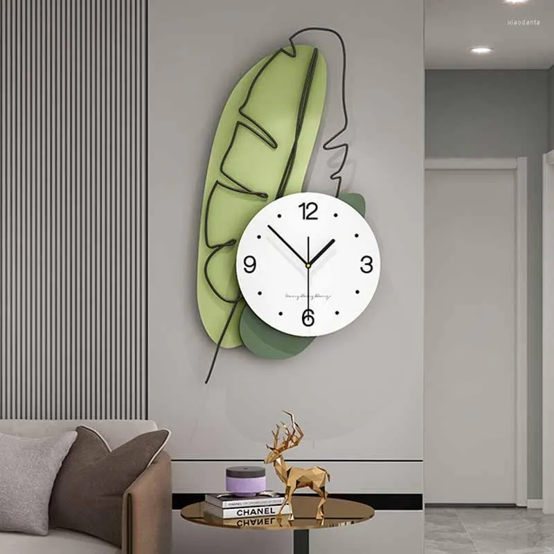 Horloges murales moderne grand Format numérique insolite élégant mécanisme d'horloge de cuisine décoratif Reloj décor Mural XY50WC