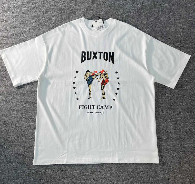Vintage Cole Buxton T Shirt Wysokiej jakości bawełniany druk bokser