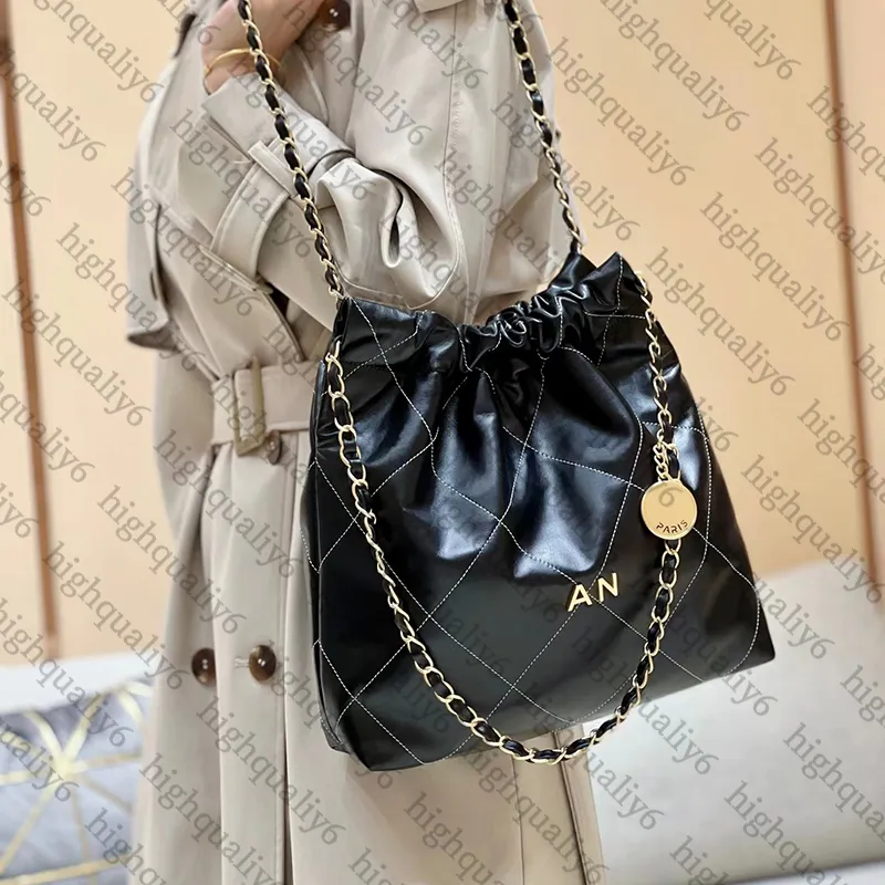 Sac à bandoulière Calfskin CC10A Mirror Quality Handbag Hands Shopping Bag Designer Big Handbag Emballage exquis