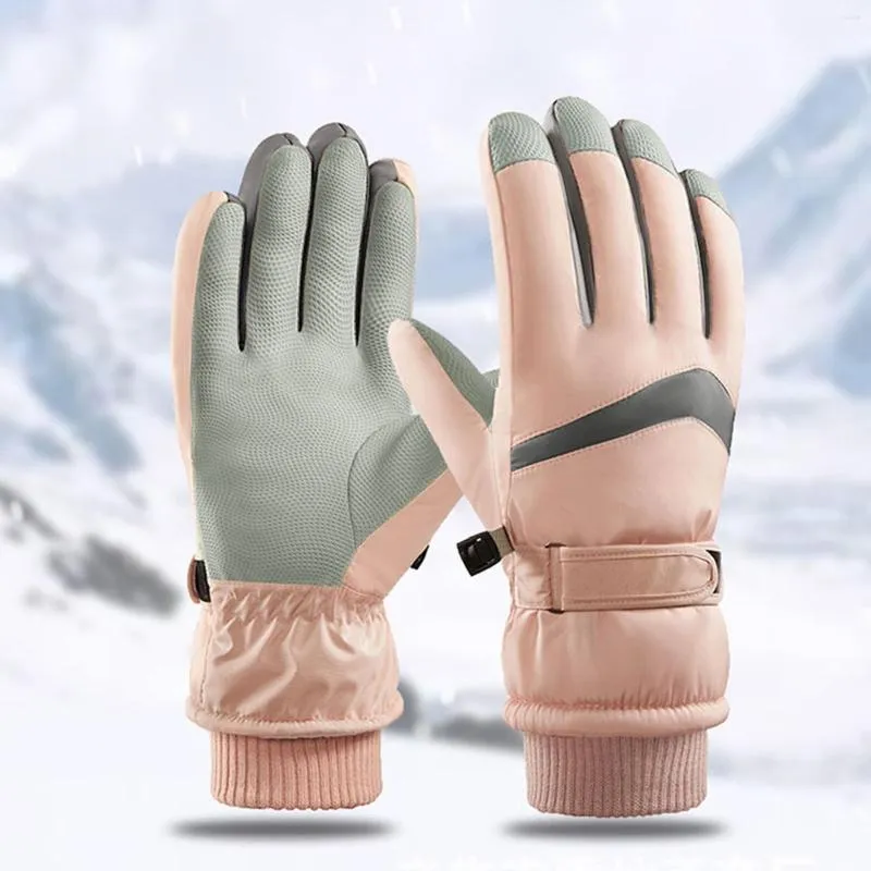 Gants Cyclisme Hiver Cuir Premium Travail Et Ski Alpin Moufle Homme Femme  Moto Du 16,81 €