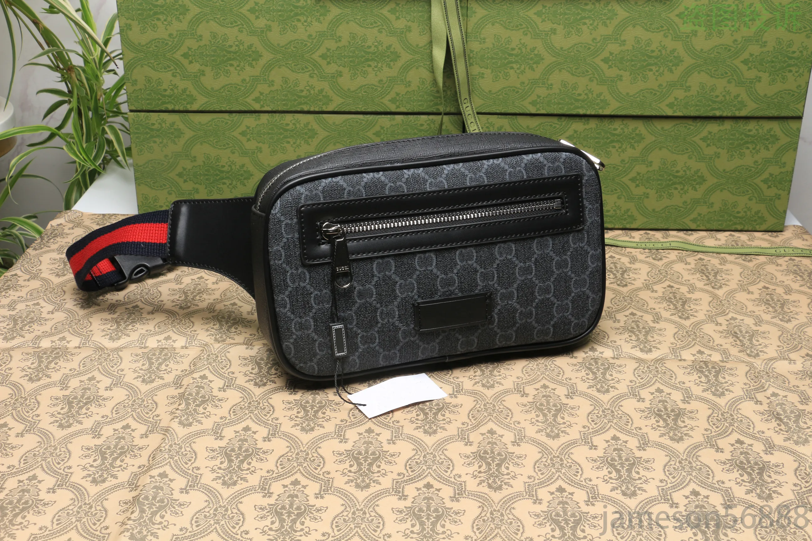 Genuine Leather Waist Bag Bumbag for Men Women Black Fashion Trunk Style Belt Bag Crossbody Messenger Handbag Fannypack