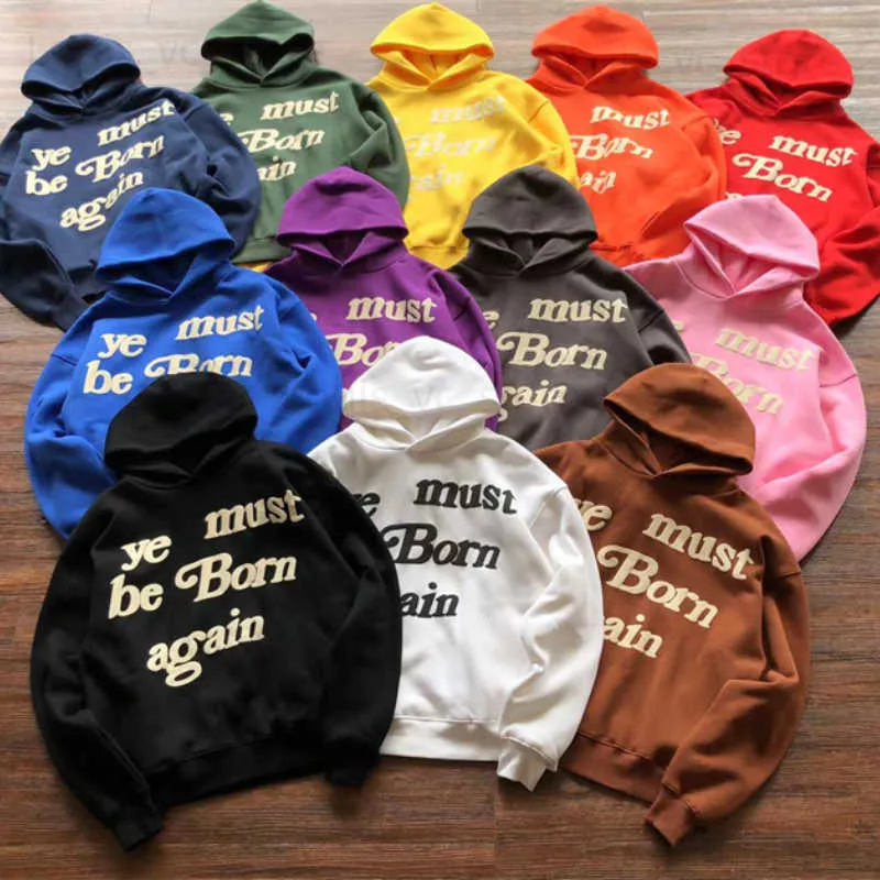 Ye Must Be Born Again Hoodies Men Women CPFM Cactus Plant Flea Market Hoodie Oversize Foam CPFM.XYZ Sweatshirts T230806