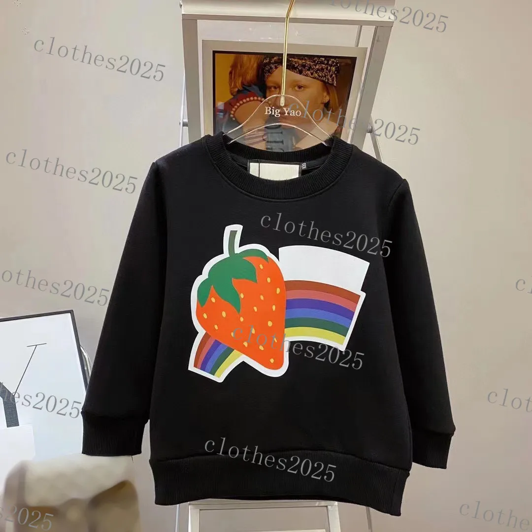 Barn hoodie tröja t-shirts tee brev söt casual tee pojke baby tonåring kläder hösten långärmad tjej multicolor toppar barn kläder korta ärmar lyxdesigner