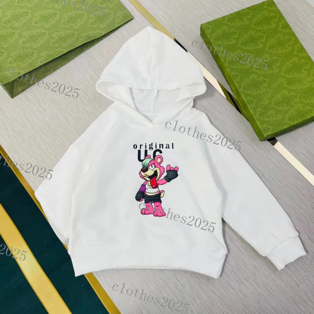 Pull à capuche pour enfants T-shirts Tees Lettre T-shirt décontracté mignon Garçon Bébé Adolescent Vêtements Automne Manches longues Fille Multicolore Tops Vêtements pour enfants Manches courtes luxe