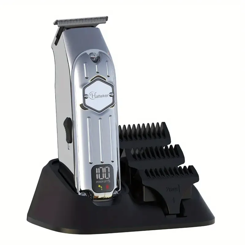 1pc Father's Day Gift: Rechargeable Electric Hair Clipper Set - Perfect for Hair Carving & Salon Quality Hairdressing!