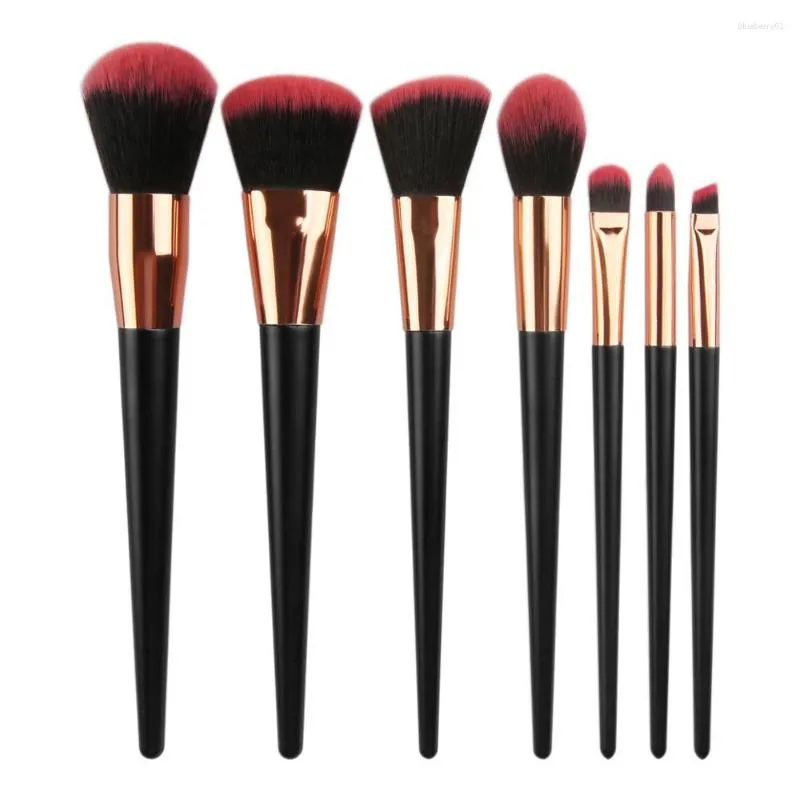 Pinceaux de maquillage Ensemble de pinceaux professionnels de mode Kit personnalisé en gros de bois en marque de distributeur